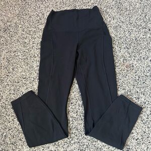 Black LULULEMON align leggings with pockets